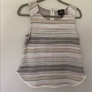 Anthropologie W5 woven top with fringe size S